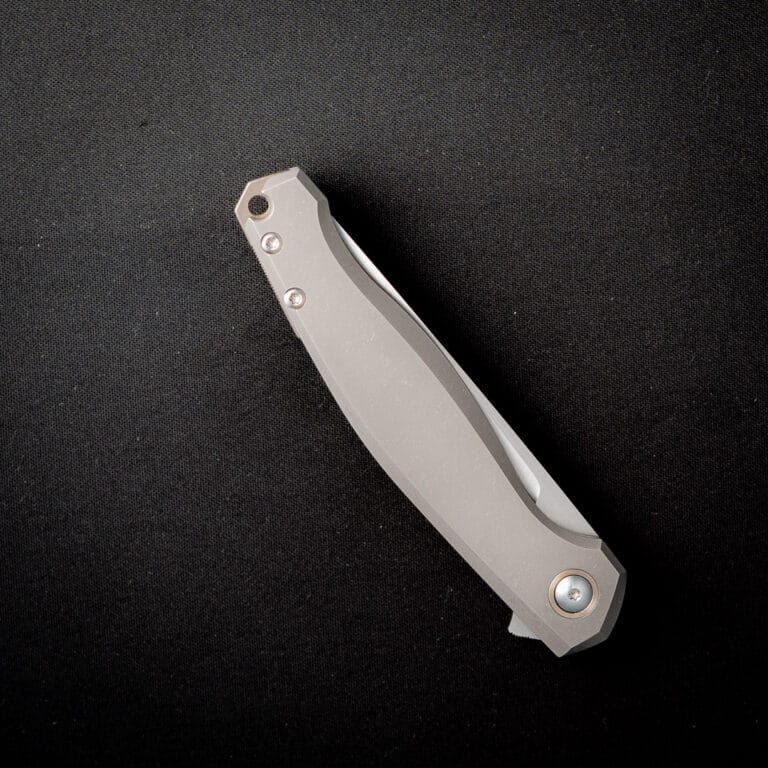 GiantMouse ACE Sonoma Titanium with Satin Blade Discounted "Rescue Mouse" knives for sale