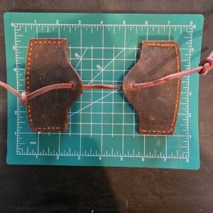 Leather Axe Blade Sheath for Double Blade knives for sale