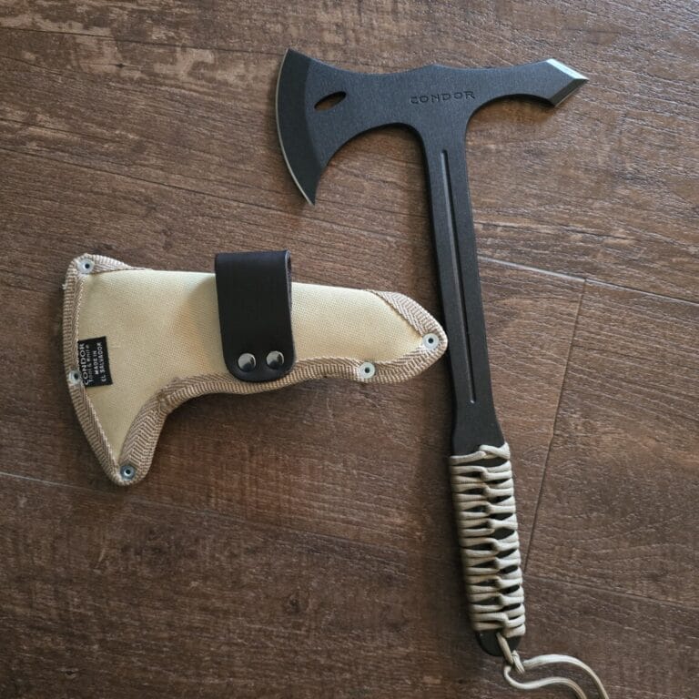 Condor THROWING AXE, SINGLE BIT Designed by: ARLAN D. LOTHE knives for sale