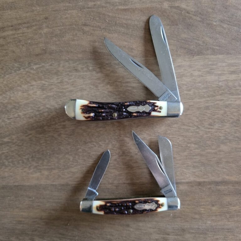 Schrade "Uncle Henry" Vintage USA Made Pocket Knives (Set of 2) knives for sale