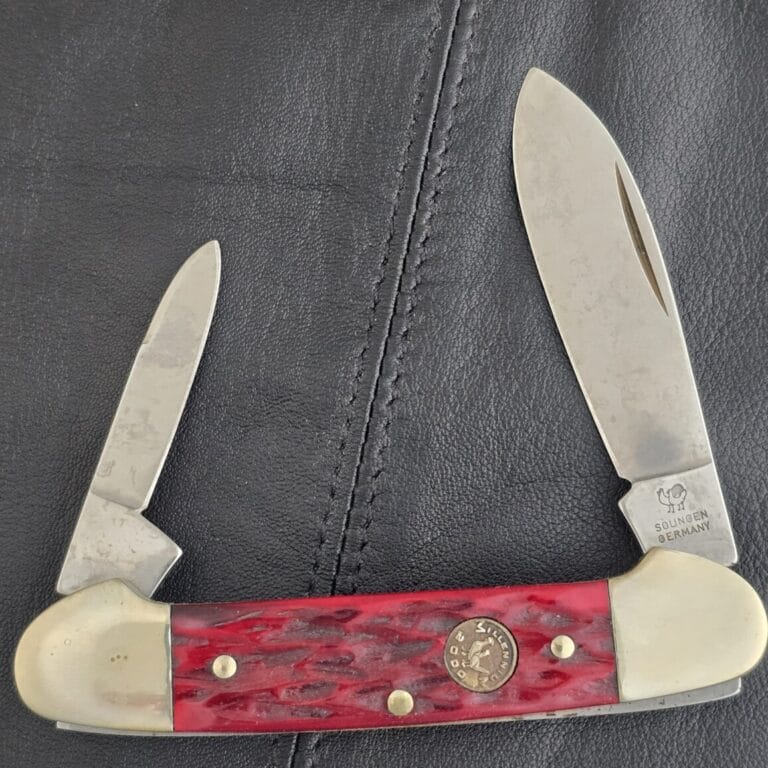 Vintage German Folding Knife HEN & ROOSTER Solingen Burtram Cutlery 352-BS knives for sale