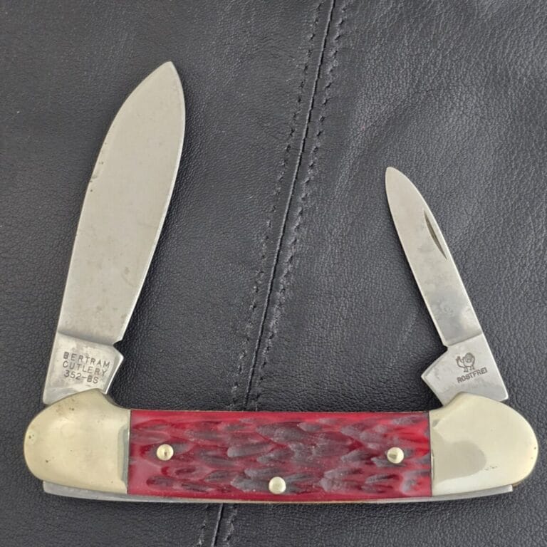 Vintage German Folding Knife HEN & ROOSTER Solingen Burtram Cutlery 352-BS knives for sale