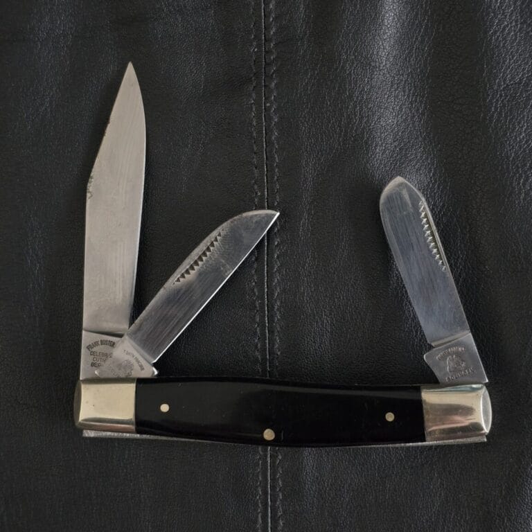 Vintage German Folding Knife Fighting Rooster/ Frank Buster Black Tuesday SN 98 knives for sale