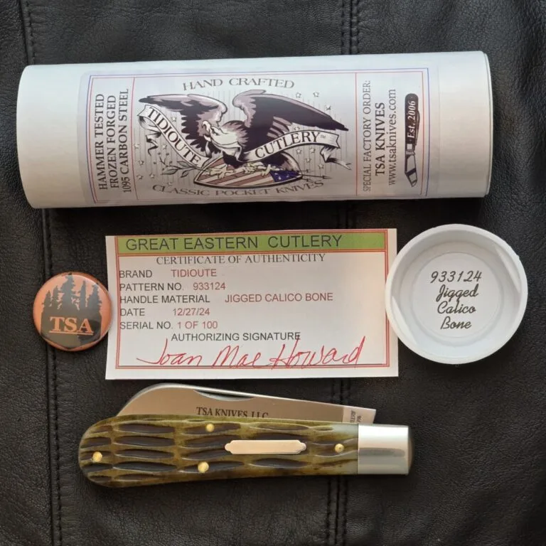 Great Eastern Cutlery #933124 TSA KNIVES SFO CALICO BONE