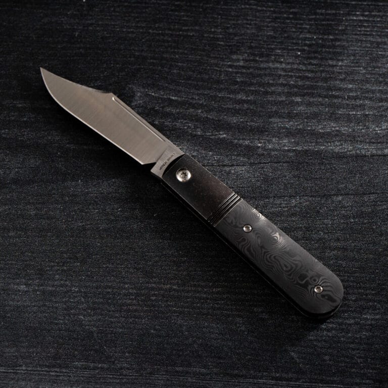 Jack Wolf BIG BRO JACK - FAT CARBON BLACK DUNES knives for sale