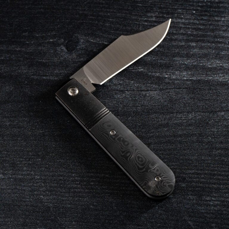 Jack Wolf BIG BRO JACK - FAT CARBON BLACK DUNES knives for sale