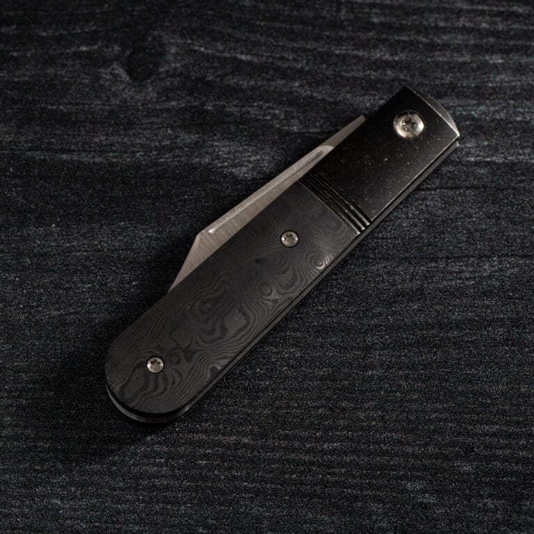 Jack Wolf BIG BRO JACK - FAT CARBON BLACK DUNES knives for sale