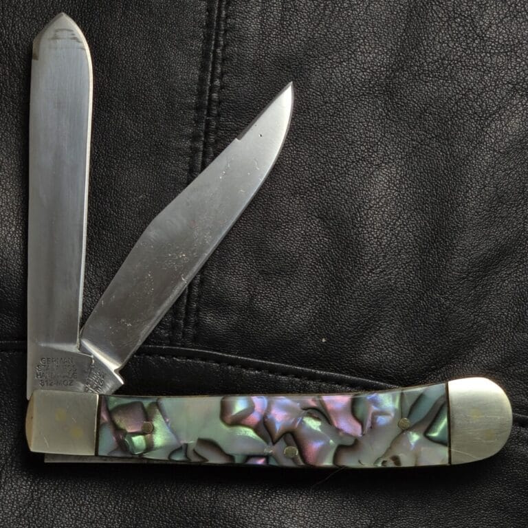 Vintage German Folding Knife Hen & Rooster/ Bertram 812-MOZ knives for sale