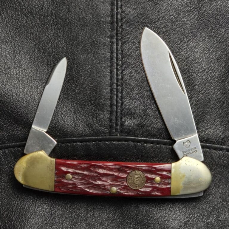 Vintage German Folding Knife Hen & Rooster/ Bertram 352-BS knives for sale