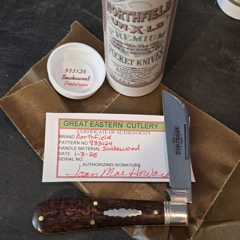 Great Eastern Cutlery #933124 Snakewood PROTOTYPE knives for sale