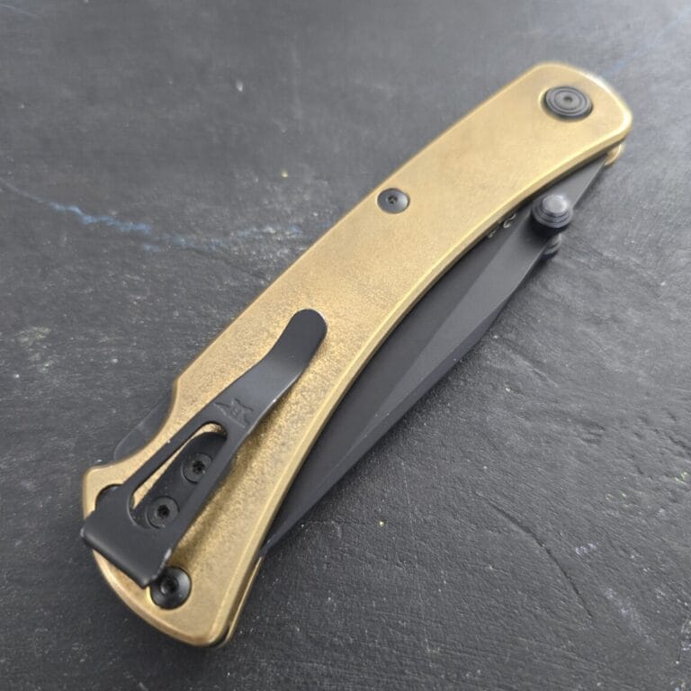 Buck 110 Slim Pro TRX, 3V Ceracoted blade with Solid brass handles. 750 made (gently used no box) knives for sale