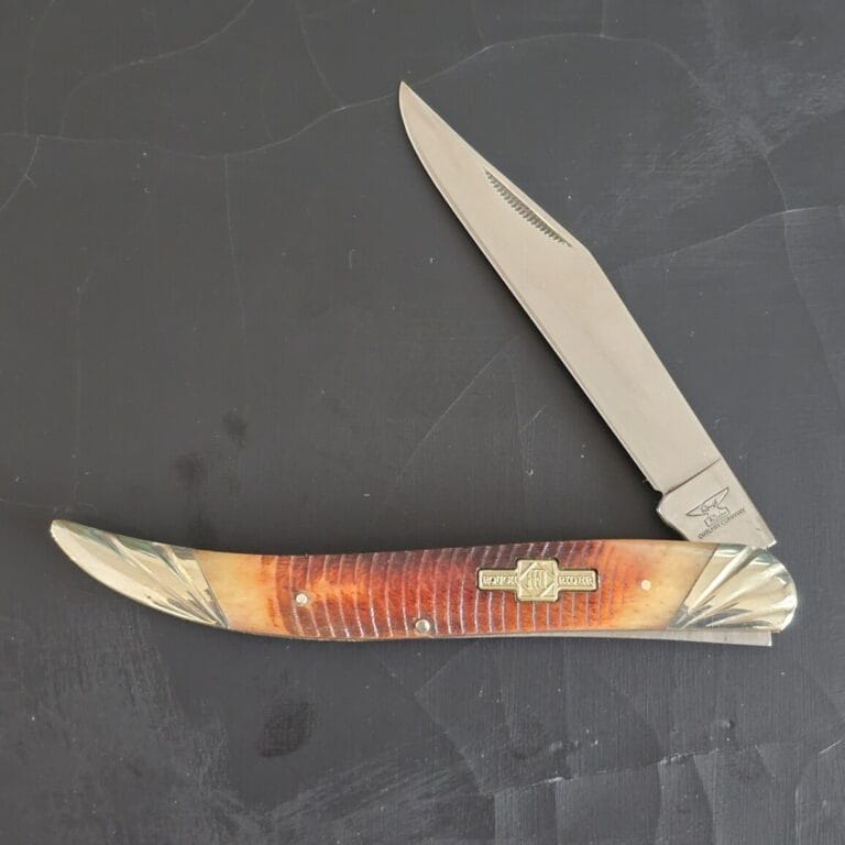 Rough Rider Giant Toothpick in Brown Bone knives for sale