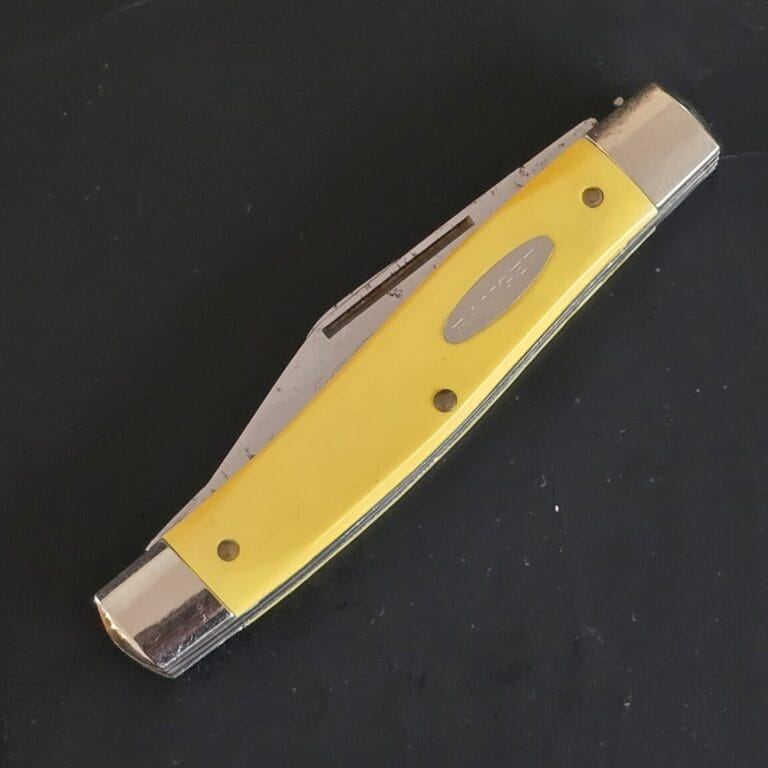 Ranger Yellow Stockman USA made knives for sale