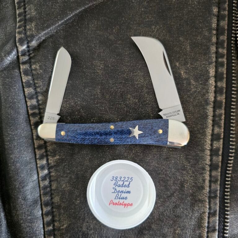 Great Eastern Cutlery #383225 Faded Denim Blue knives for sale