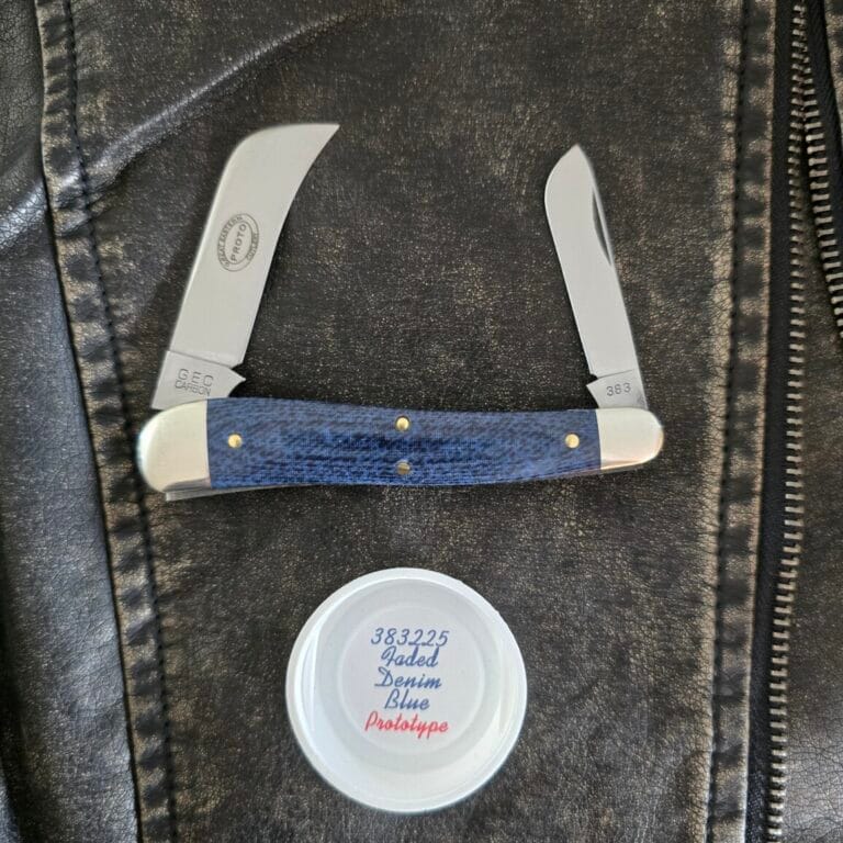 Great Eastern Cutlery #383225 Faded Denim Blue knives for sale