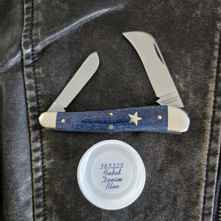 Great Eastern Cutlery #383225 Faded Denim Blue knives for sale