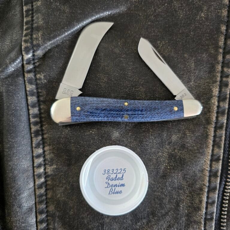 Great Eastern Cutlery #383225 Faded Denim Blue knives for sale