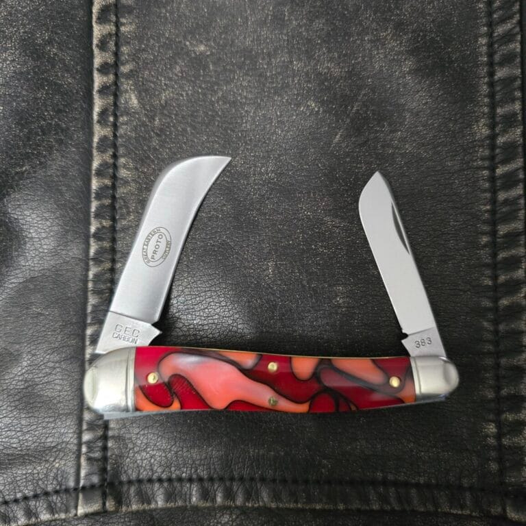 Great Eastern Cutlery #383225 Apples and Oranges Acrylic Satin PROTOTYPE knives for sale