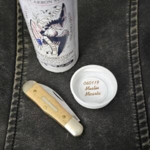 Great Eastern Cutlery #060119 Muslin Micarta knives for sale