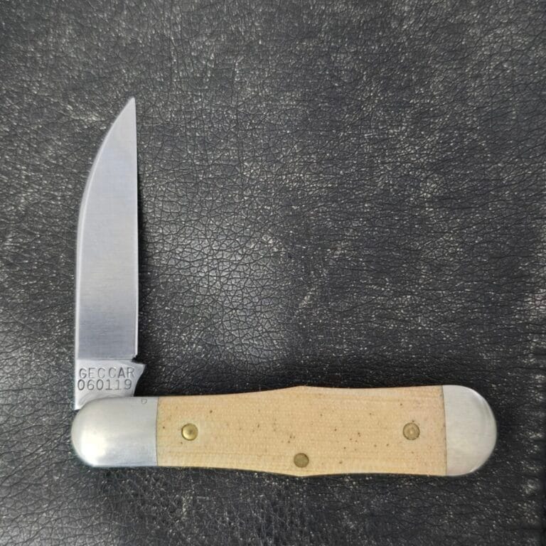 Great Eastern Cutlery #060119 Muslin Micarta knives for sale