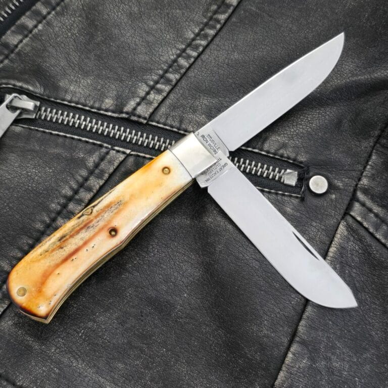 Great Eastern Cutlery #73 Burnt Stag 2007 SN 045 knives for sale