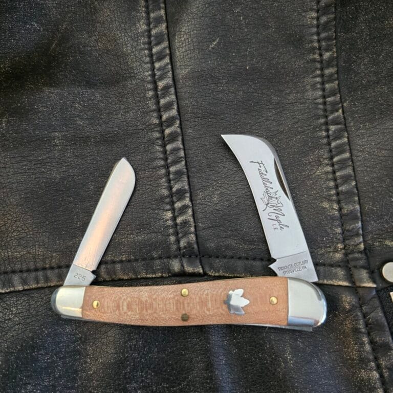 Great Eastern Cutlery #383225 Fiddleback Maple knives for sale