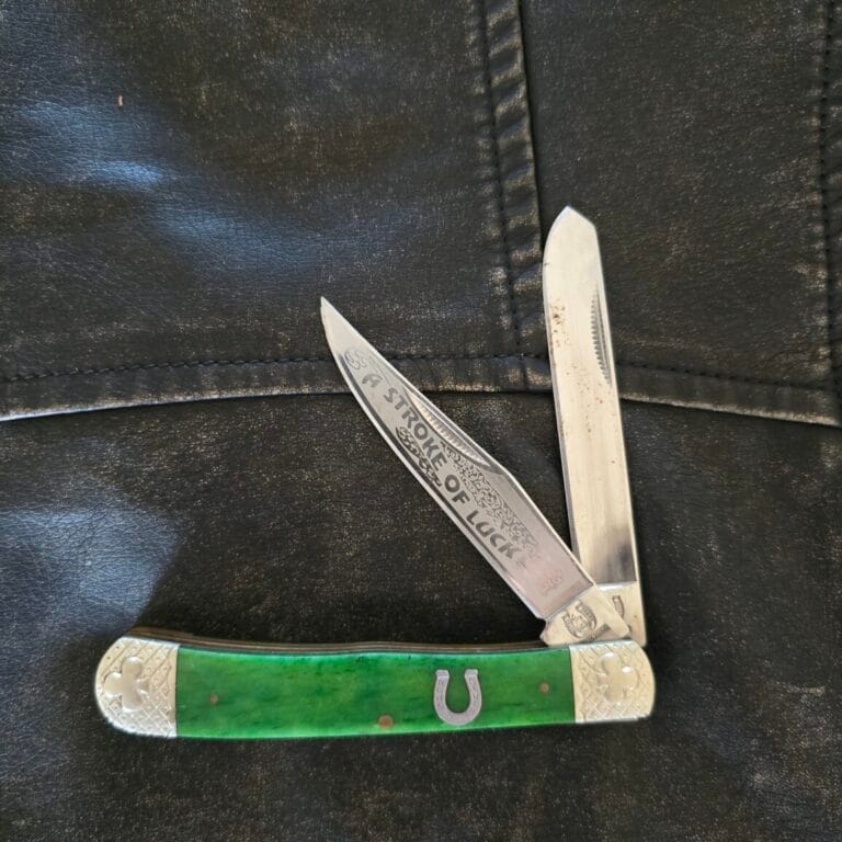 Rough Rider Trapper in Smooth Green Bone