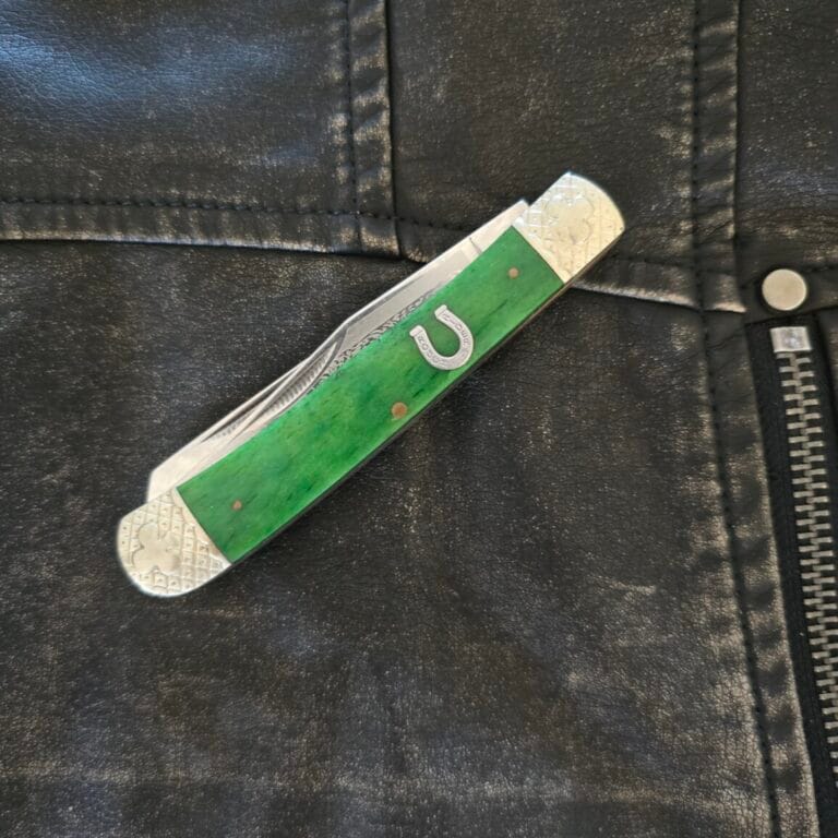 Rough Rider Trapper in Smooth Green Bone