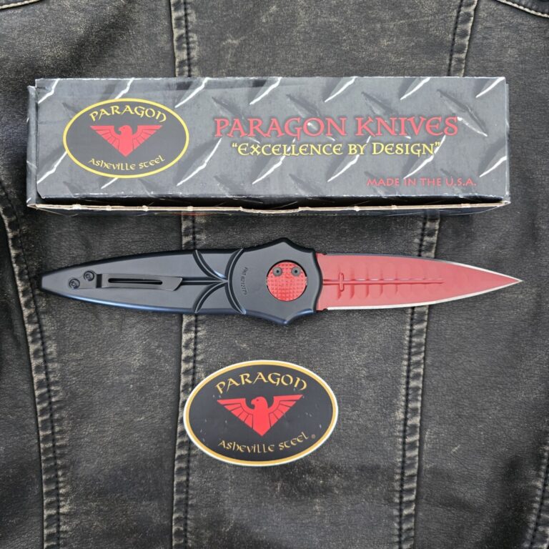 Paragon Knives Warlock BLK-S/G-CR