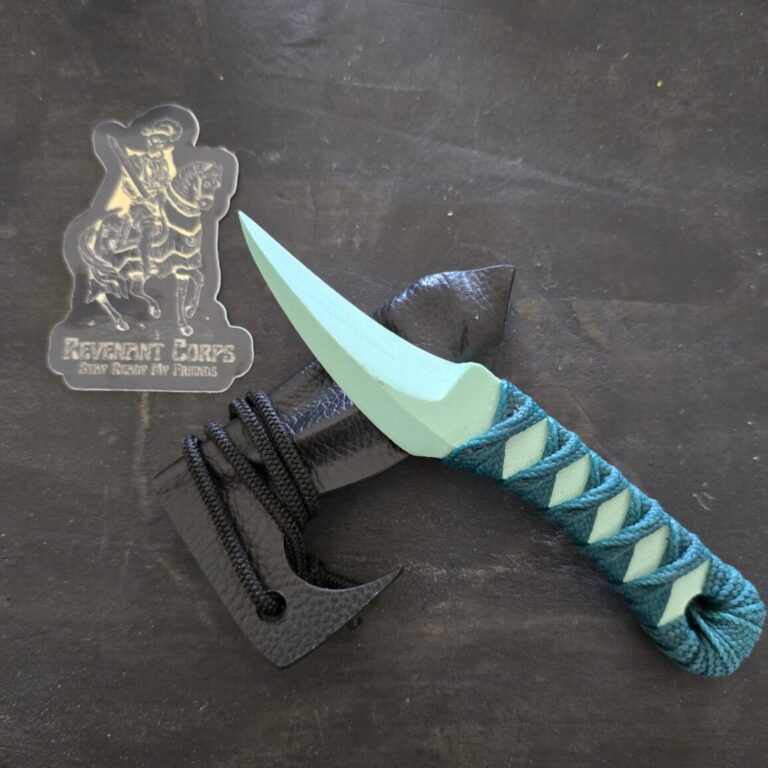 Revenant Corps G10 Great Tailed Grackle with Sheath, Blue & Green