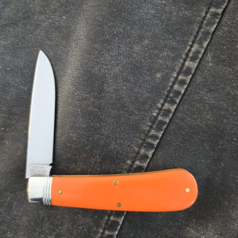 Great Eastern Cutlery #745116 Orange Delrin "S" Store model
