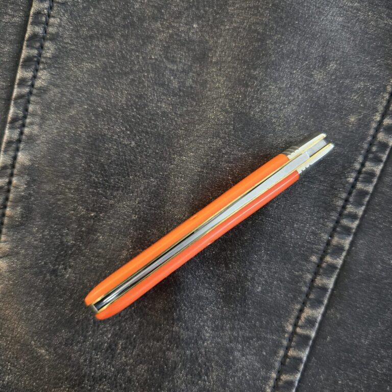 Great Eastern Cutlery #745116 Orange Delrin "S" Store model