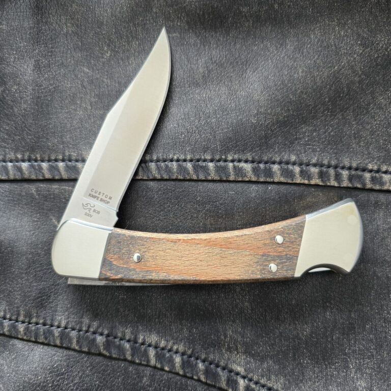 Buck USA 110 Folding Hunter Knife -Custom Knife Shop BOS S30V