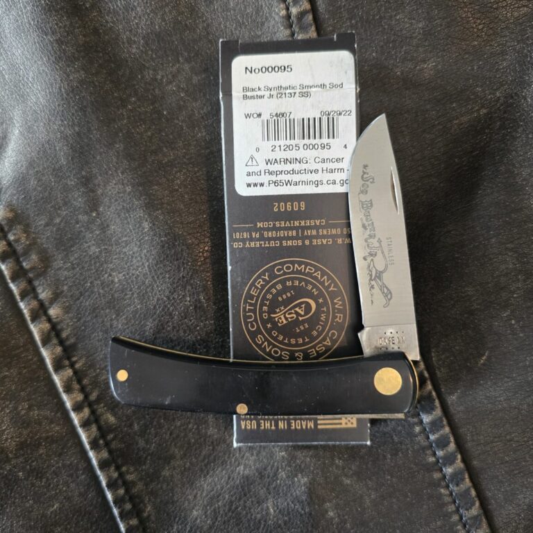 Case XX USA Black Synthetic Sod Buster Jr.2137 SS No00095