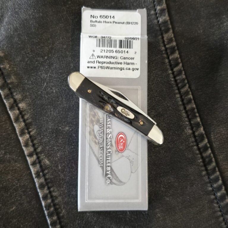Case XX USA Buffalo Horn Peanut BH220 SS No 65014