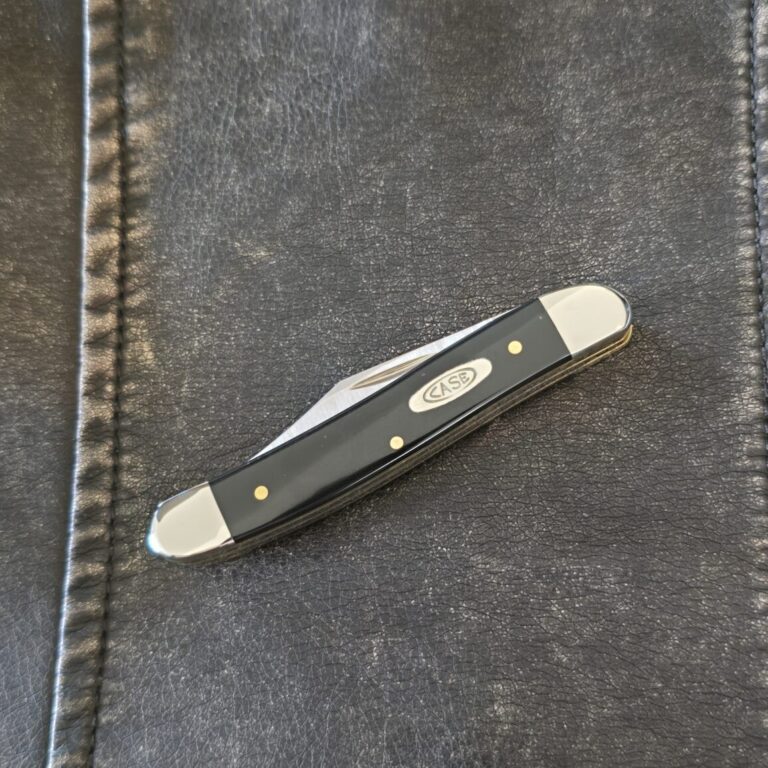 Case XX USA Black Synthetic Smooth Medium Jack 22087 SS No 00220