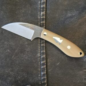 Northwoods Fall Creek Coyote Brown G-10 NW03DI006 (patina on blade)