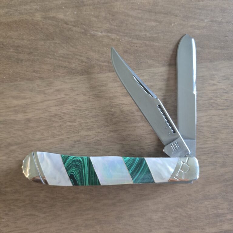 Rough Rider Trapper in MOP & Malachite