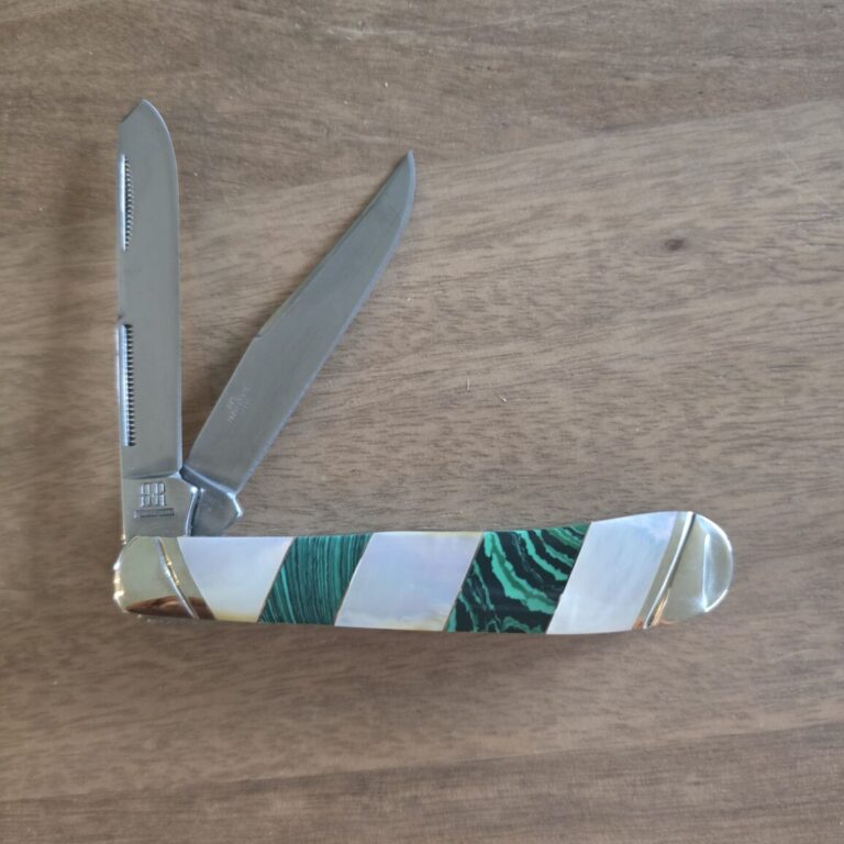 Rough Rider Trapper in MOP & Malachite