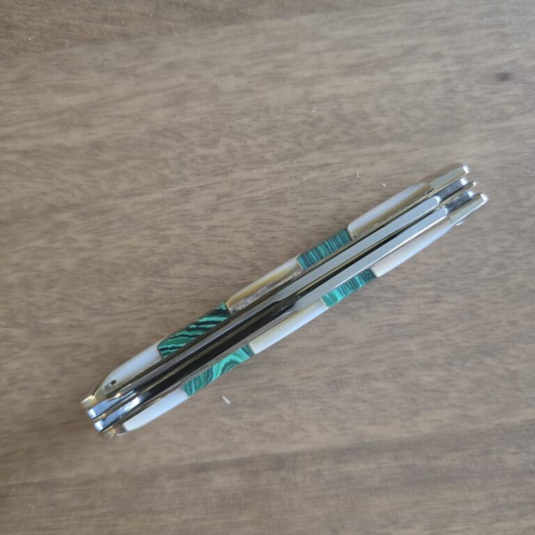 Rough Rider Trapper in MOP & Malachite