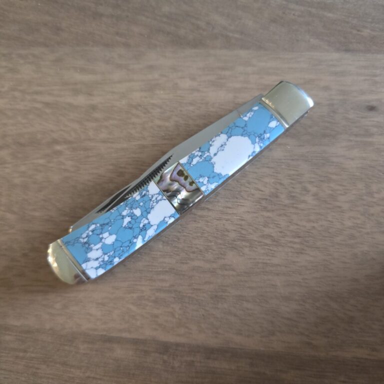 Rough Rider Trapper in Abalone & Stone
