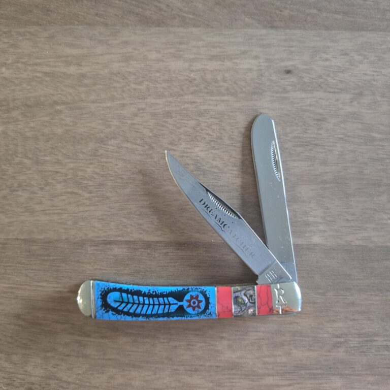 Rough Rider Trapper in Abalone & Turquoise