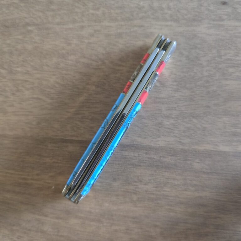Rough Rider Trapper in Abalone & Turquoise