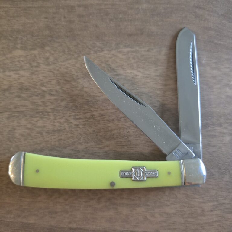 Rough Rider Trapper in Neon Yellow Synthetic