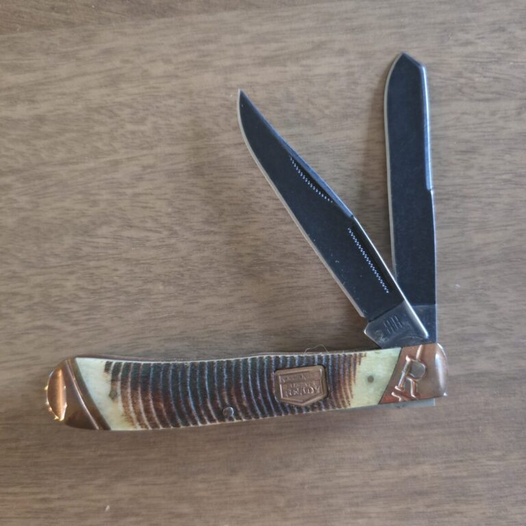 Rough Rider Trapper in Copper Jigged Bone