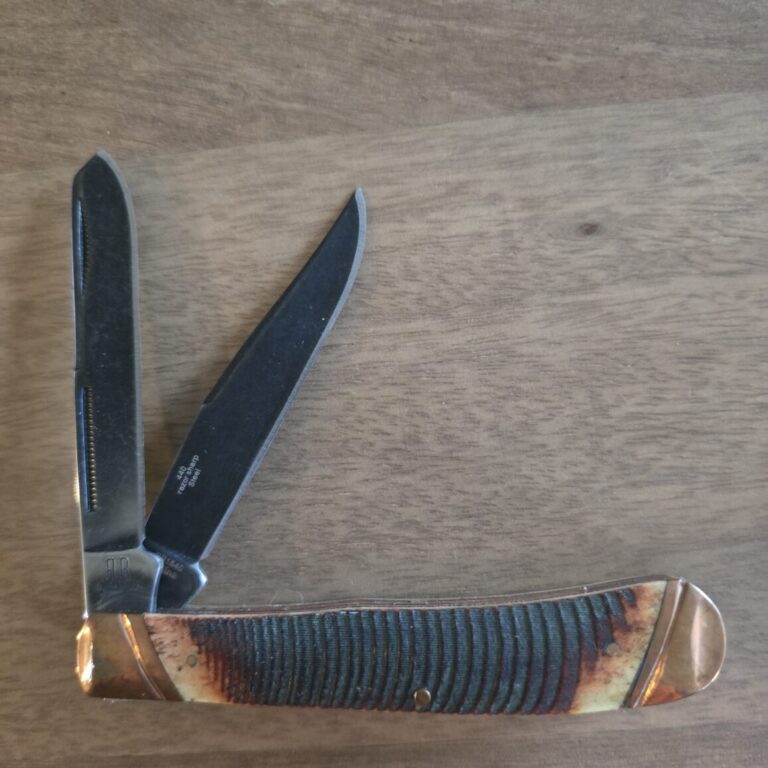 Rough Rider Trapper in Copper Jigged Bone