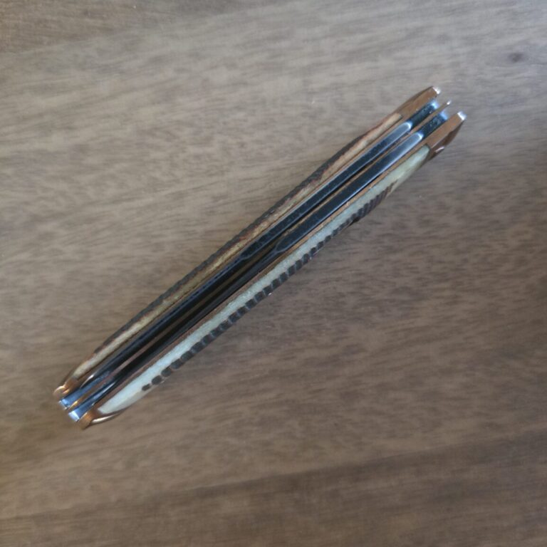 Rough Rider Trapper in Copper Jigged Bone