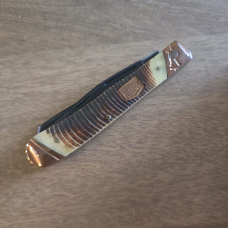 Rough Rider Trapper in Copper Jigged Bone