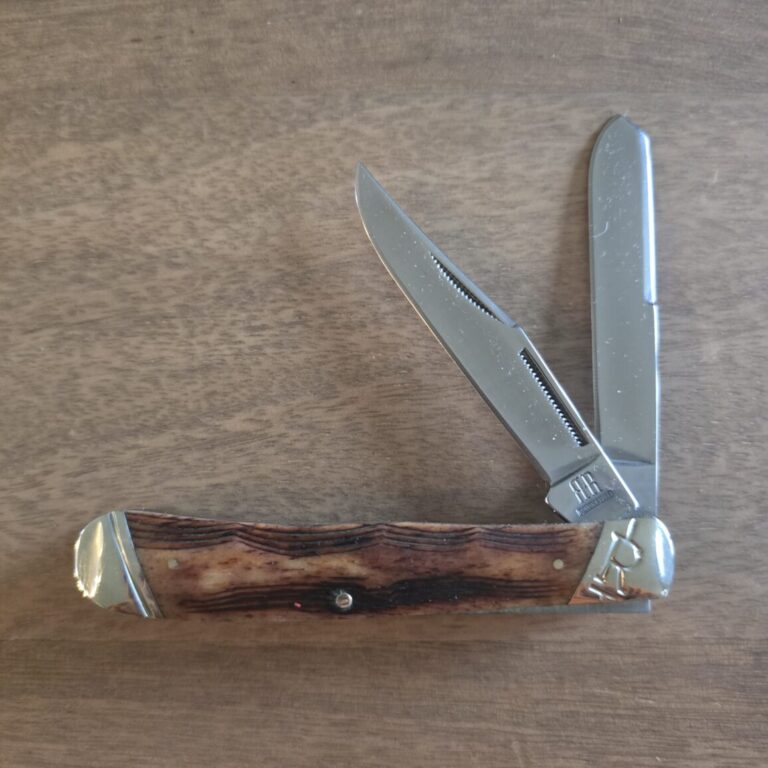 Rough Rider Trapper in Brown Jigged Bone