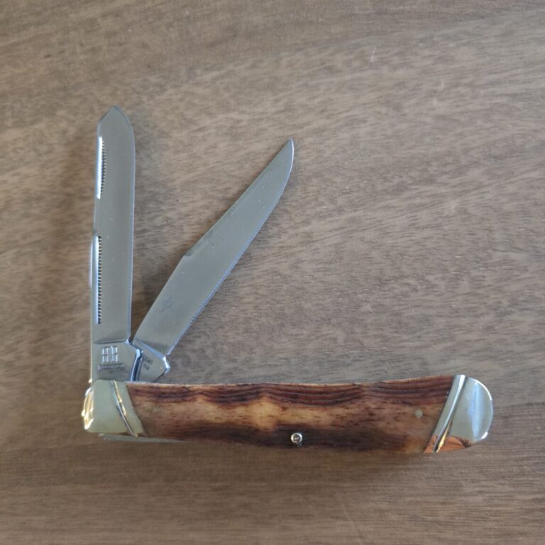 Rough Rider Trapper in Brown Jigged Bone